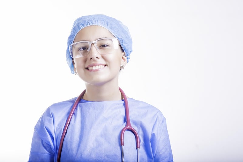 Nurse providing care with compassion